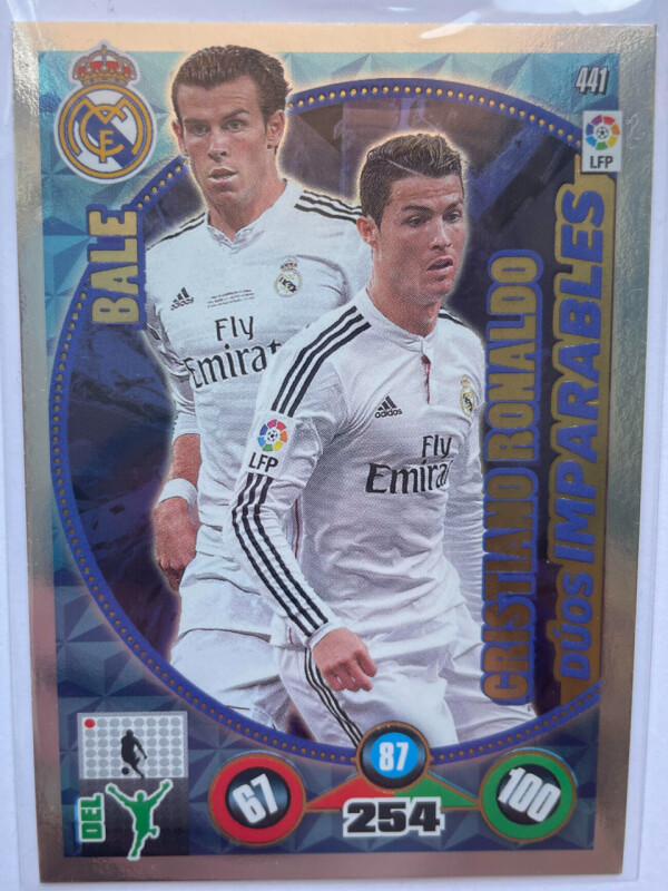 Cristiano Ronaldo a Gareth Bale Panini Imparables 2015 La Liga Real Madrid 441